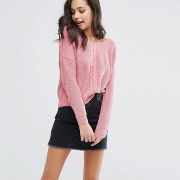 Miss Selfridge unique pink sweater - Picture 2 of 7